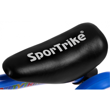 Pierwszy Rowerek biegowy PettyTrike dla dzieci Niebieski 4-kołowy Jeździk SporTrike